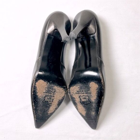 Stuart Weitzman Leather Metallic Pumps - Picture 6 of 6